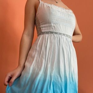 Hollister Blue Ombré Summer Dress